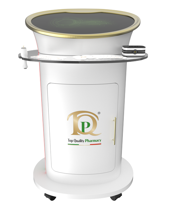 Vista frontale del dispositivo Solista